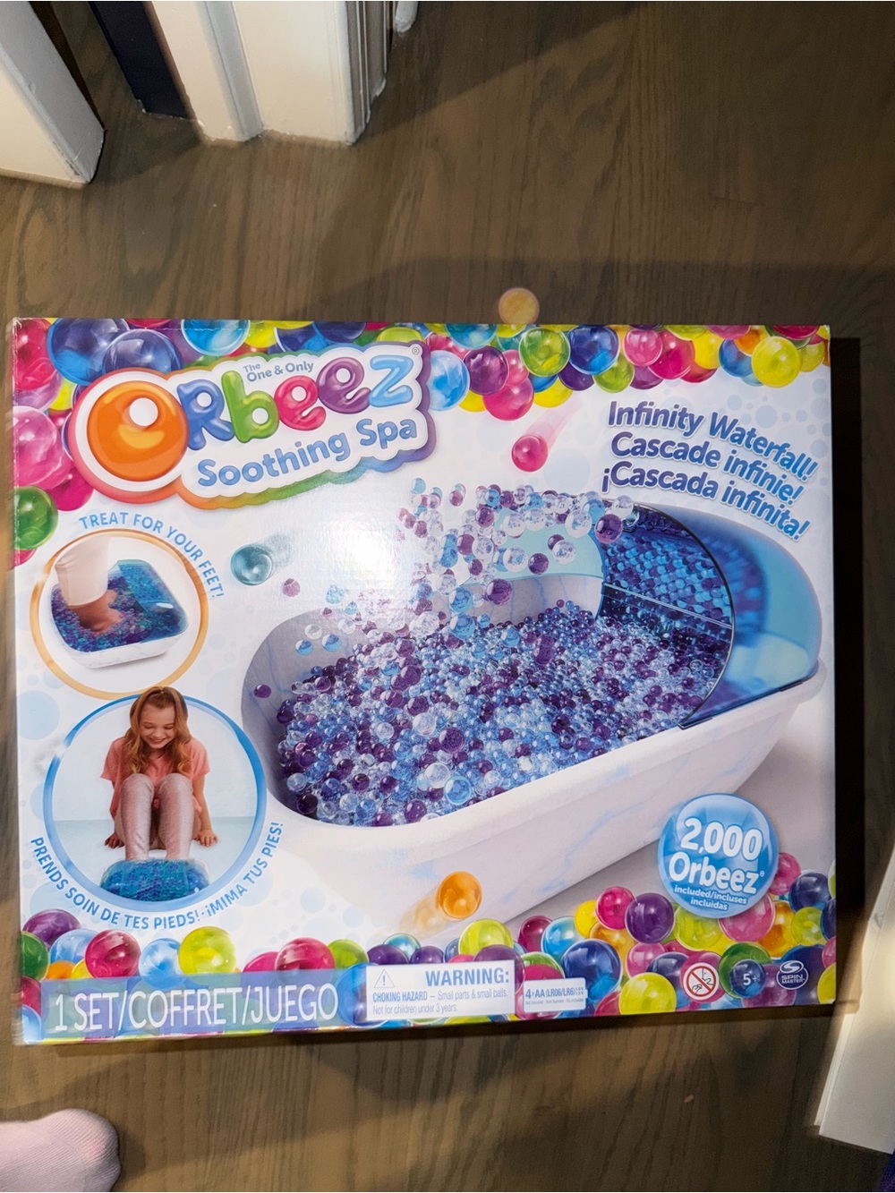 Orbeez Soothing Spa Foot Bath with Blue & Purple Beads